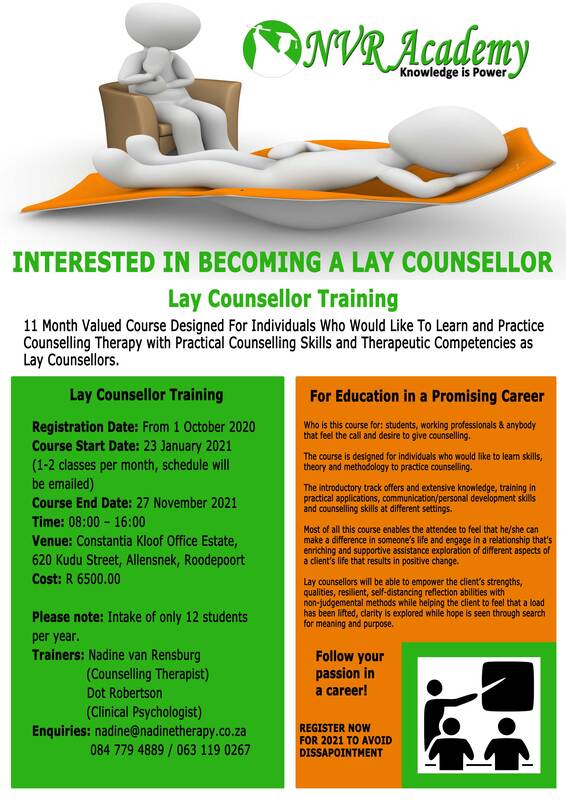 Lay Counsellor Training
